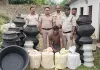 अंबिकापुर में किराए के मकान में चल रही थी महुआ शराब की भट्ठी, 480 किलो लाहन जब्त