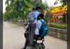 बिलासपुर की सड़कों पर ‘जान हथेली पर’! एक बाइक पर 5 छात्र, बिना हेलमेट स्टंट; VIDEO ने मचाया हड़कंप