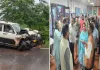 मंत्री केदार कश्यप के काफिले में बड़ा हादसा! स्कॉर्पियो ने पहले कार को मारी टक्कर, फिर फॉलो वाहन से भिड़ी; 4 जवान घायल