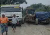 पेंड्रा में NH-45 का ‘बाईपास संकट’! एक ही बस दिन में दो बार फंसी, क्रेन से निकालना पड़ा; निर्माण की गुणवत्ता पर सवाल