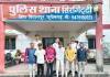 अड्डेबाजी और नशाखोरी पर पुलिस की कार्रवाई, 6 गिरफ्तार