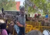 महिला पत्रकार से कथित छेड़छाड़ पर बवाल! ACP विवेक भगत पर FIR की मांग, CJP ने संसद मार्ग थाने के बाहर खोला मोर्चा