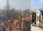 सिंगरौली के अडानी पावर प्लांट में फिर हादसा: ऊंचाई से गिरकर मजदूर की मौत, गुस्साए श्रमिकों ने की तोड़फोड़