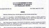 एसईसीआर में बड़ा फेरबदल: अनूप सतपथी बने नए प्रिंसिपल चीफ सेफ्टी ऑफिसर, चौधरी का तबादला