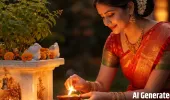 Tulsi Puja Vidhi: रोजाना इस विधि से जलाएं तुलसी के पास दीपक, घर में आएगी सुख समृद्धि!
