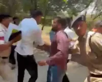 रावतपुरा विश्वविद्यालय में बवाल: PCI विजिट के दौरान NSUI का विरोध, हॉस्टल समस्याओं पर छात्रों का हंगामा