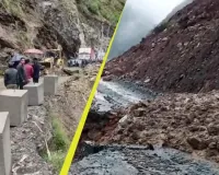 जम्मू-कश्मीर में मौसम का कहर: NH-44 पर भूस्खलन से हाईवे बंद, चट्टानें गिरने से सैकड़ों वाहन फंसे