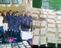 समुद्र में ‘सफेद जहर’ का खेल बेनकाब, जहाज से मिली 115 किलो कोकीन