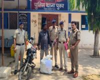बालोद पुलिस का बड़ा एक्शन: एक्सेल मोपेड में छिपाकर ले जा रहा था गांजा, 6 लाख की खेप के साथ तस्कर गिरफ्तार