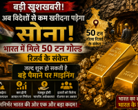 अब विदेशों से कम खरीदना पड़ेगा सोना! भारत में मिले 50 टन गोल्ड रिजर्व के संकेत, जल्द शुरू हो सकती है माइनिंग, निजी कंपनियों को भी मिलेगा मौका