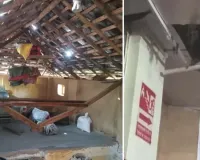 हिमाचल में भूकंप के तिहरे झटकों से दहशत, मकानों को नुकसान; अस्पताल की छत गिरी, मरीजों की बची जान