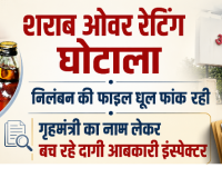 शराब ओवर रेटिंग घोटाला निलंबन की फाइल धूल फांक रही गृहमंत्री का नाम लेकर बच रहे दागी आबकारी इंस्पेक्टर