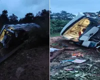 CG Accident News: तड़के बड़ा सड़क हादसा! अनियंत्रित होकर पलटी यात्री बस, 10 से ज्यादा लोग घायल; मची चीख-पुकार