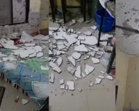 कृषि विश्वविद्यालय के हॉस्टल में आधी रात हादसा: छत का प्लास्टर गिरने से छात्र घायल, विरोध में उतरे विद्यार्थी