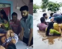 न सड़क... न एंबुलेंस! दरवाजा बना स्ट्रेचर, बाढ़ के बीच गर्भवती को ऐसे पहुंचाया अस्पताल, सुरक्षित हुआ प्रसव