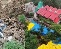 पहाड़ दरके, मलबे में दबीं गाड़ियां! शिमला में बारिश का कहर, कई इमारतों पर मंडराया बड़ा खतरा