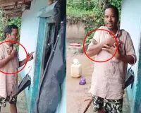 पेंड्रा में जहरीले सांप के साथ खतरनाक करतब! नशे में युवक ने गले में लपेटकर कराया डंसने का प्रयास, अस्पताल पहुंचते ही भागा