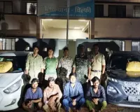 NH-30 पर पुलिस का बड़ा एक्शन: दो कारों में छिपाकर ले जा रहे थे 18.46 किलो गांजा, 4 तस्कर गिरफ्तार