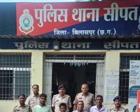 त्योहारों से पहले सीपत पुलिस का शिकंजा, आर्म्स एक्ट में तीन बदमाशों पर कार्रवाई, चार स्थायी वारंटी भी पकड़े गए