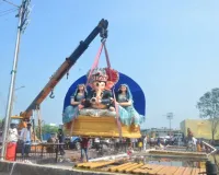रायपुर में गणेश विसर्जन की खास तैयारी: खारून नदी में सीधे विसर्जन पर रोक, महादेव घाट पर निगम का मेगा इंतजाम