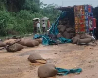 Balod Road Accident: मरकाटोला घाट में मौत का टक्कर, गेहूं लदे ट्रक ने डीजे वाहन को घसीटा; कई लोगों की गई जान 