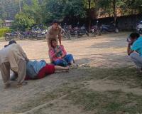 रेड नदी में मौत का मंजर, नहाने उतरे पांच लोग गहरे पानी में समाए, दो के शव मिले, घाट पर उमड़ी भीड़