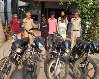 कोरबा में बाइक चोर गिरोह का पर्दाफाश, 3 आरोपी गिरफ्तार, 4 चोरी की मोटरसाइकिल बरामद