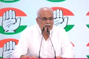 भूपेश बघेल का भाजपा पर बड़ा हमला, कहा – कांग्रेस प्रत्याशियों को दी जा रही धमकी