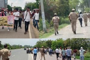 यूपी में कथावाचक कांड को लेकर हंगामा, हाईवे जाम, पुलिस पर पथराव से गाड़ियां क्षतिग्रस्त, आधा दर्जन लोग गिरफ्तार 