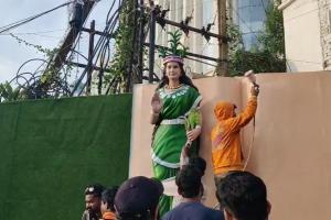 आस्था की जीत: वीआईपी चौक पर फिर स्थापित की गई छत्तीसगढ़ महतारी की प्रतिमा, आरोपी गिरफ्तार