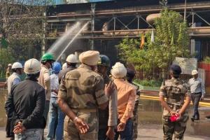 भिलाई स्टील प्लांट में आग का कहर: ब्लोइंग स्टेशन में गैस रिसाव के बाद लपटें, हताहत की सूचना नहीं
