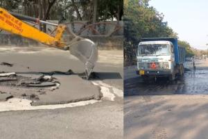 रायपुर: जनता गड्ढों में, PWD सफाई में! एक साल में जवाब दे गई करोड़ों की सड़क