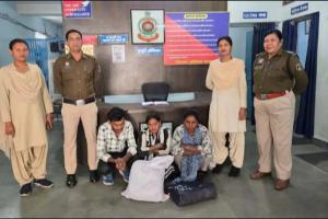 रायगढ़ में पुलिस ने बड़ी गांजा तस्करी का किया खुलासा, 3 गिरफ्तार