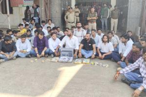 नकली दवाइयों के मुद्दे पर NSUI का जोरदार प्रदर्शन, असिस्टेंट ड्रग कंट्रोलर पर दवा माफिया से सांठगांठ का आरोप