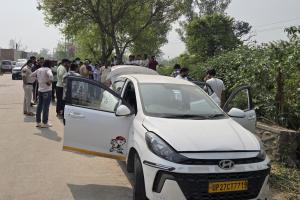 नहर किनारे खड़ी कार से दो शव बरामद, पुलिस और फोरेंसिक टीम ने शुरू की जांच, इलाके में दहशत