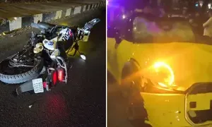 स्पीड बनी मौत का कारण: गोवा में मिनी कूपर ने बाइक को मारी जोरदार टक्कर, युवती की मौके पर मौत, साथी गंभीर रूप से घायल 