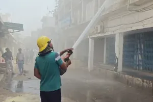 रायपुर के सेंट्रल बैंक जोनल ऑफिस में लगी आग, मची अफरा-तफरी, दमकल की कई टीमें मौके पर तैनात