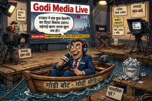 आषाढ़ की कु ------ जैसी हालत हुई गोदी मीडिया की