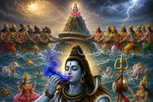 सावन माह : शिवभक्ति, समुद्र मंथन और अमृत वर्षा का पावन पर्व