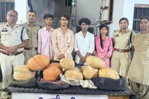 ओडिशा से सस्ते दाम में खरीदकर मटियारी क्षेत्र में खपाने की थी तैयारी, 13 किलो गांजा सहित 4 आरोपी गिरफ्तार