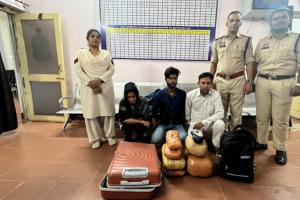 रायपुर में गांजा तस्करी का भंडाफोड़, महिला समेत 3 आरोपी गिरफ्तार; 7.50 लाख का गांजा जब्त