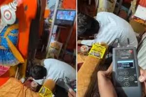 उज्जैन में खड़े हनुमान मंदिर को लेकर नया विवाद, आधी रात को प्रतिमा की गहराई जांचने पहुंची तकनीकी टीम