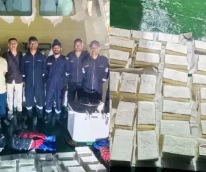 समुद्र में ‘सफेद जहर’ का खेल बेनकाब, जहाज से मिली 115 किलो कोकीन