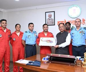 नवा रायपुर के आसमान में दिखेगा वायुसेना का दम, पांच हेलीकॉप्टरों के साथ उतरेगी सारंग टीम
